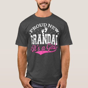 Den utpressade Genderna Reveal Proud New Grandad. T Shirt