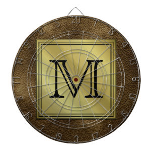 Den utskrivavna beställnings- monogramen avbildar darttavla