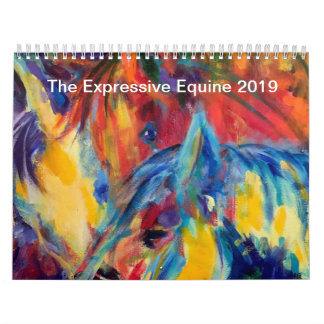 Den uttrycksfulla Equine 2019 original- Kalender