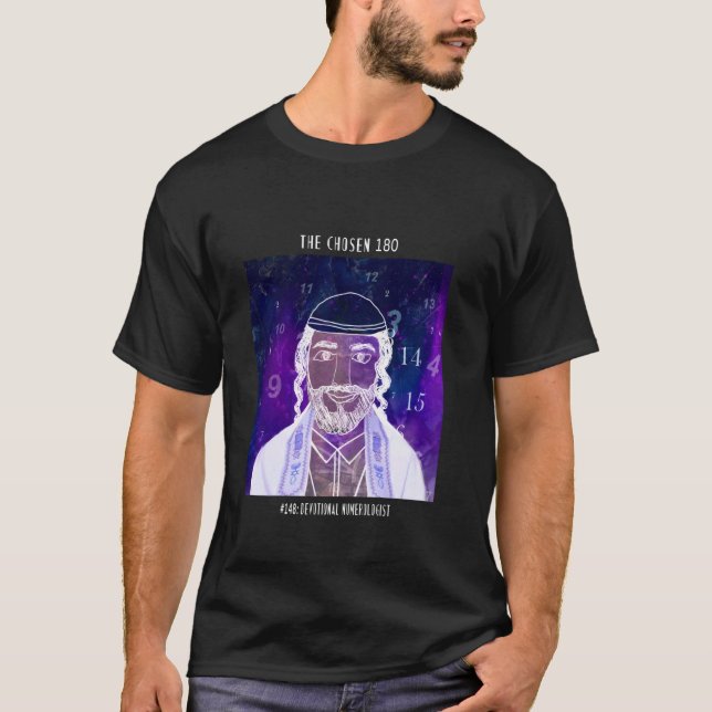 Den utvalda 180. #148 Andlig Numerolog T Shirt (Framsida)