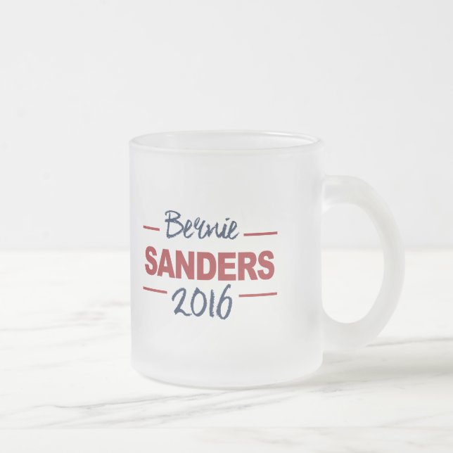 Den utvalda kampanjen för Bernie slipmaskiner 2016 Frostad Glasmugg (Höger)