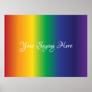 Den vackra Anpassningsbarna Rainbow Rand Poster
