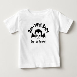 Den vackra Baby på den slena Kid Halloween rolig T Shirt