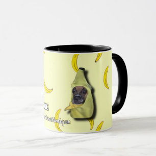 Den vackra Bean Hund Sticker Mugg