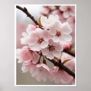 Den vackra Blommarna Flower Wall Poster konst