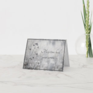 Den vackra Blommigten Silver Sympathy Kort