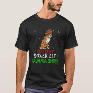 Den vackra Boxer-Hund - Elf-gåvan till Hund Pappa T Shirt