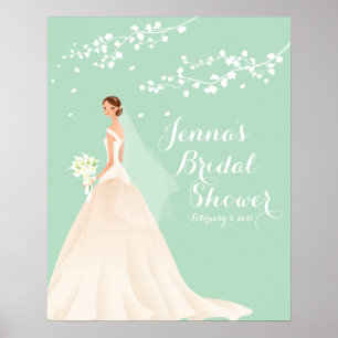 Den vackra Bride-Möhippan Poster