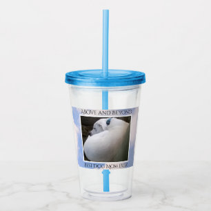 Den vackra Cloudy Himlar Best Hund Cute Cute Lugn Take Away Mugg
