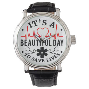 Den vackra dagen för Sparans liv Armbandsur