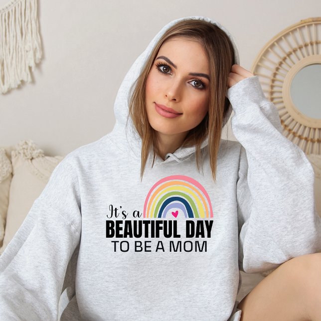 Den vackra dagen Mamma Rainbow T Shirt (Skapare uppladdad)