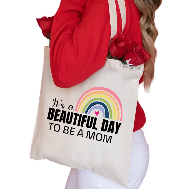 Den vackra dagen Mamma Rainbow Tygkasse (Skapare uppladdad)