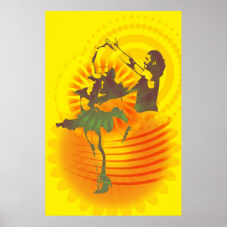 Den vackra Dance Poster