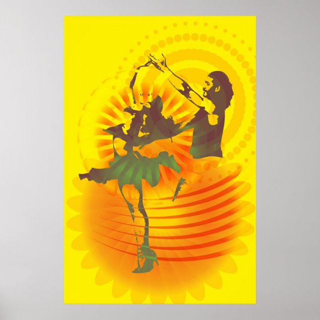Den vackra Dance Poster (Framsidan)
