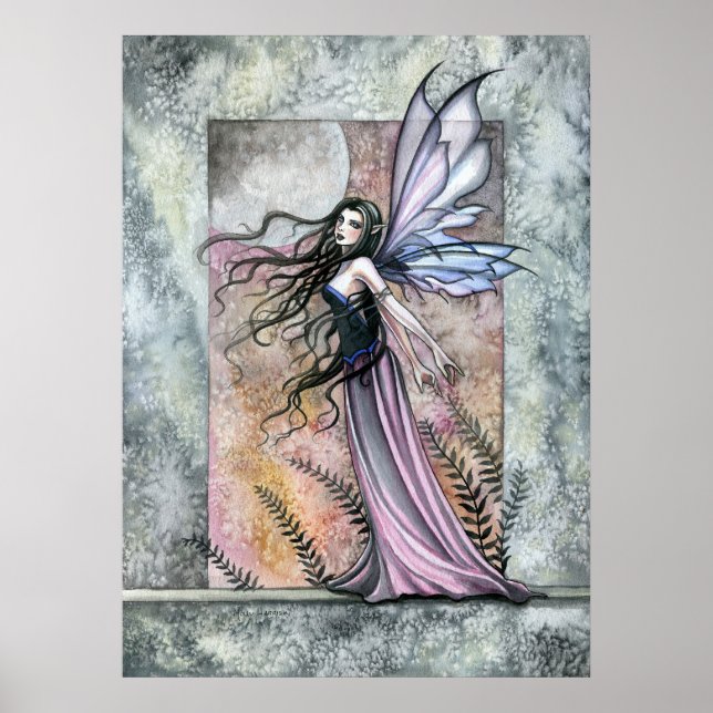 Den vackra Fairy Art Print Poster av Molly Harriso (Framsidan)