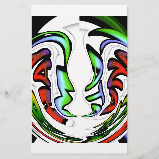 Den vackra Fantastisk har en fin dag i färg Brevpapper (Framsida)