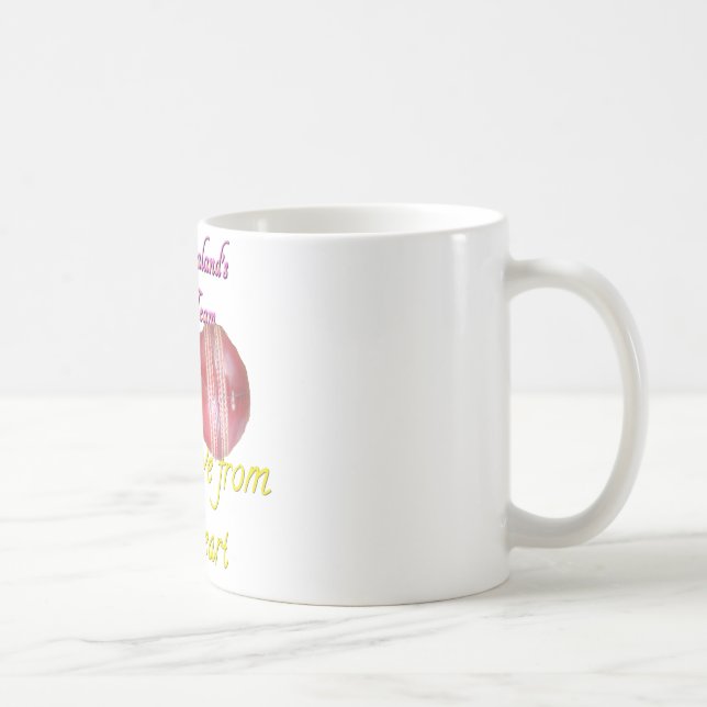 Den vackra Fantastisk Nya Zeelands roligt för cric Kaffemugg (Höger)