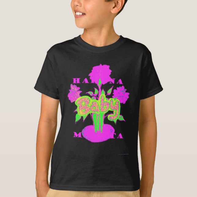 Den vackra Fantastisk Rosa-inspirationskällan Blom Tee (Framsida)