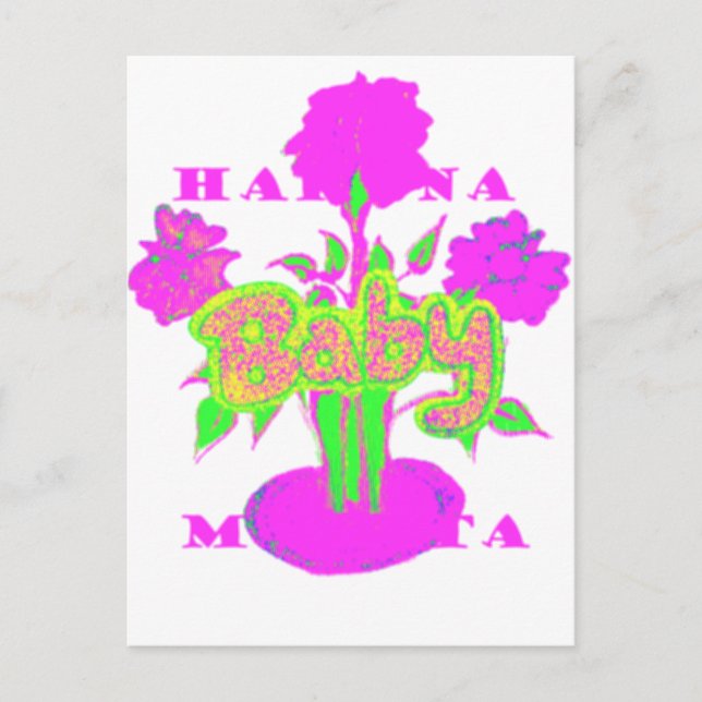 Den vackra Fantastisk Rosa-inspirationskällan Blom Vykort (Framsida)