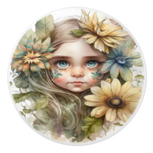 Den vackra Fantasy Blommigt Fairy Älvors Series Knopp