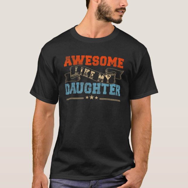 Den vackra Far-dagen Pappa Pappa T Shirt (Framsida)