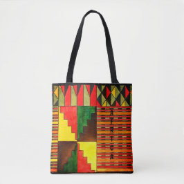 Den vackra Färgen av Afrika Tote Bag Tygkasse