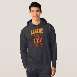 Den vackra fotbollsspelaren Fläkt - fotbollsgåva f Hoodie