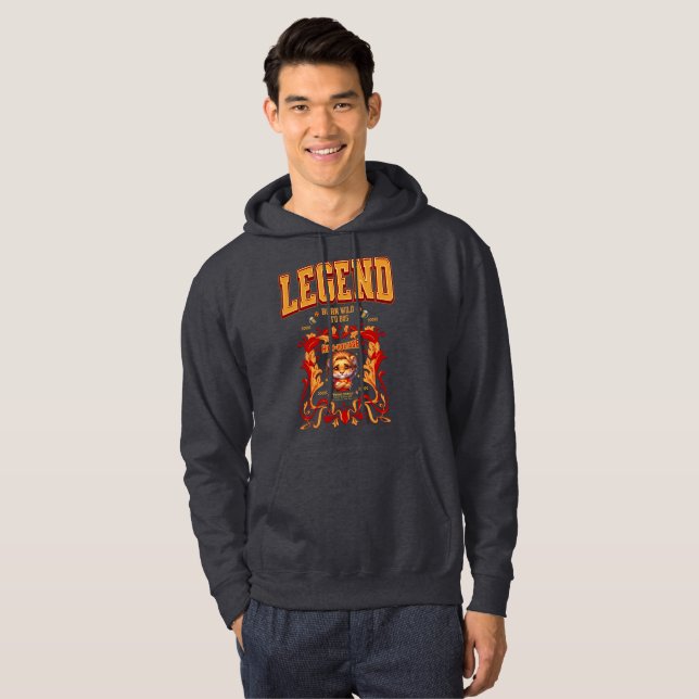Den vackra fotbollsspelaren Fläkt - fotbollsgåva f Hoodie (Hel framsida)