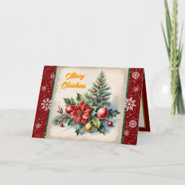 Den vackra gamla julsamlingen kort