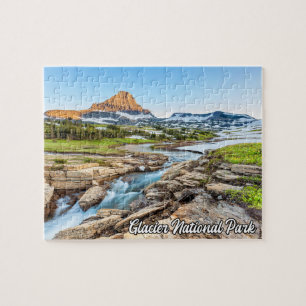 Den vackra Glacier National Park Montana Pussel