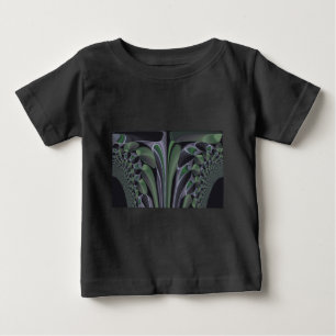 Den vackra Grönten Struktur Art-Auroran i Fantasti Tee Shirt