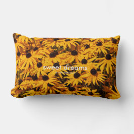Den vackra Gult Blommigten Rudbeckia Coneflowers Lumbarkudde