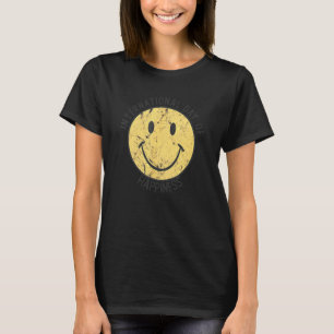 Den vackra Internationell-glädjedagen som Lycklig T Shirt