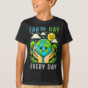 Den vackra jorddagen Räddar planetna den rena jord T Shirt