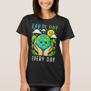 Den vackra jorddagen Räddar planetna den rena jord T Shirt