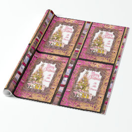 Den vackra jul-Rosan i Party Presentpapper