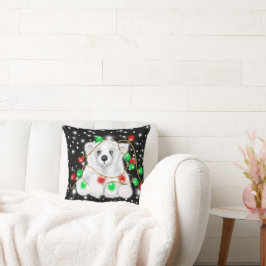 Den vackra julbjörnen unge, Santa polar unge Kudde