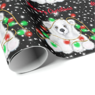 Den vackra julbjörnen unge, Santa polar unge Presentpapper