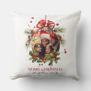 Den vackra julen Bauble Ram-Helgdagarna Kudde