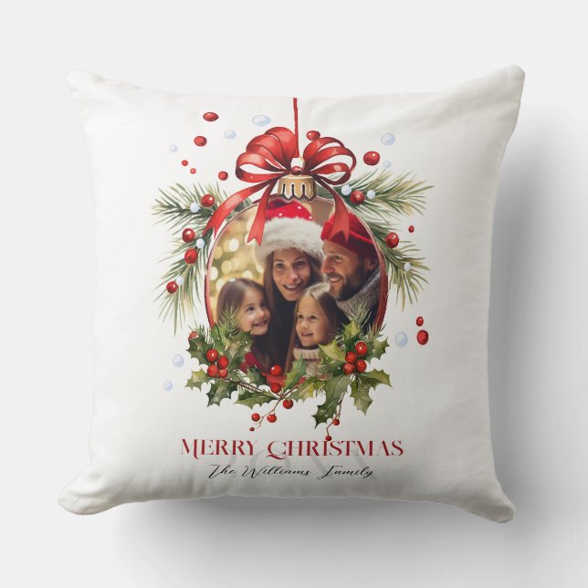 Den vackra julen Bauble Ram-Helgdagarna Kudde (Framsida)