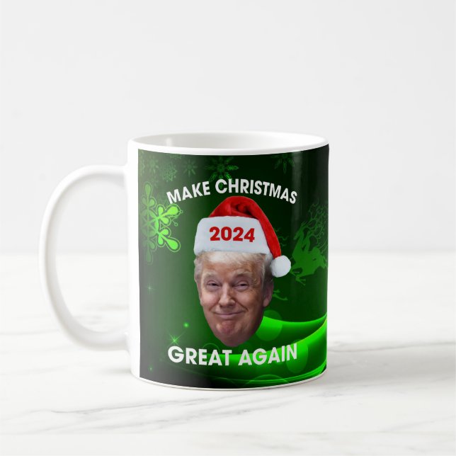 Den vackra julklappen 2024 Gör julen Underbar igen Kaffemugg (Vänster)