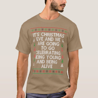 Den vackra julklappen t shirt