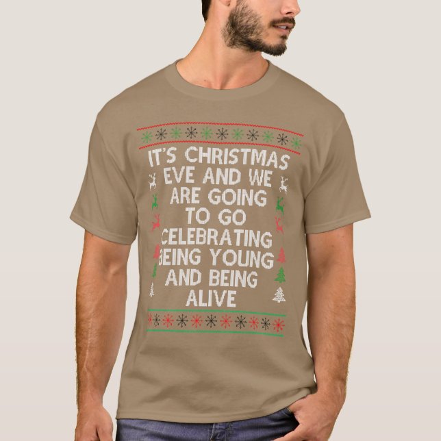 Den vackra julklappen t shirt (Framsida)