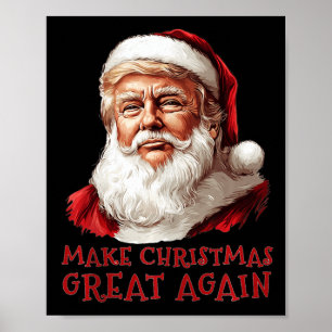 Den vackra julklappen Tomten Gör jul Underbar A Poster