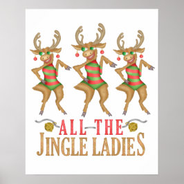 Den vackra julrenen Hela Jingle Dam Poster