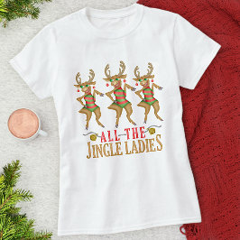 Den vackra julrenen Hela Jingle Dam T Shirt