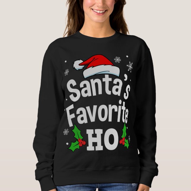 Den vackra jultomten Favorite Ho Cute T Shirt (Framsida)