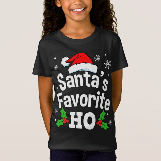 Den vackra jultomten Favorite Ho Cute T Shirt (Framsida)
