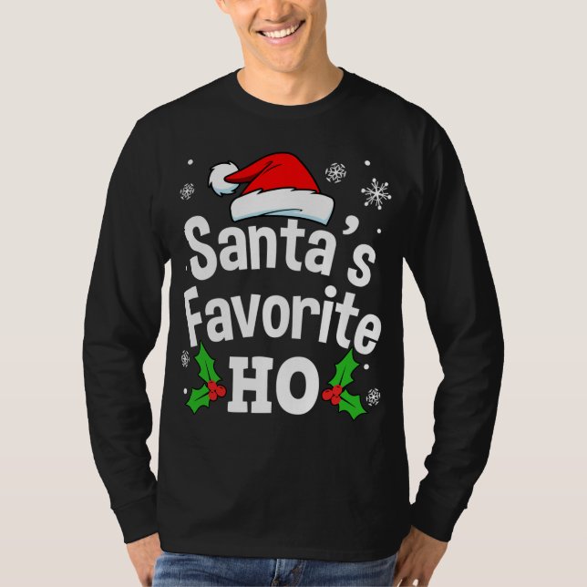Den vackra jultomten Favorite Ho Cute T Shirt (Framsida)