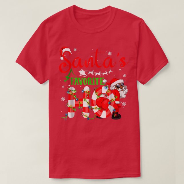 Den vackra jultomten Favorite Ho Julafton T Shirt (Design framsida)